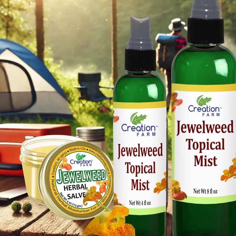 Jewelweed Topical Mist 4 oz - Poison Ivy &amp; Poison Oak, Morsures, Démangeaisons du nageur, Niebla de Topicos 