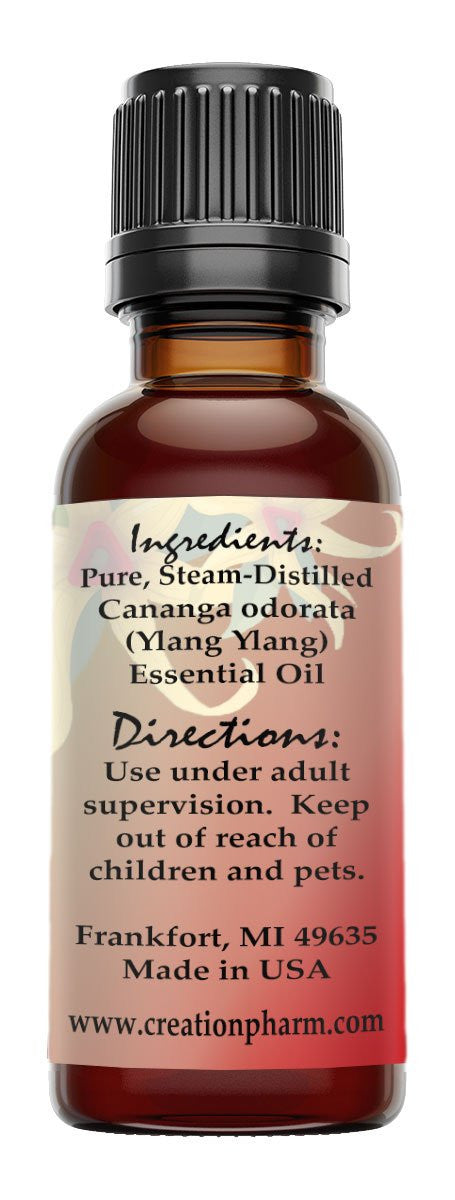 Ylang-Ylang Essential Oil 1 oz - 100% from Creation Pharm - Creation Pharm