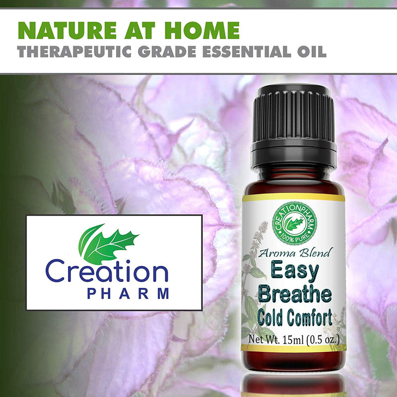 Le mélange d'arômes Easy Breathe soutient le système respiratoire * Soulagement des sinus * 15 ml (0,5 oz)