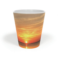 Crystal Lake Sunset Latte Mug, 12oz