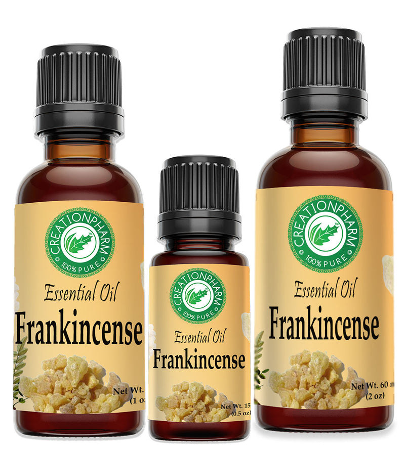 Frankincense Essential Oil | Aceite esencial de incienso | Aromatherapy Diffuser Economy Size 2 oz - Creation Pharm