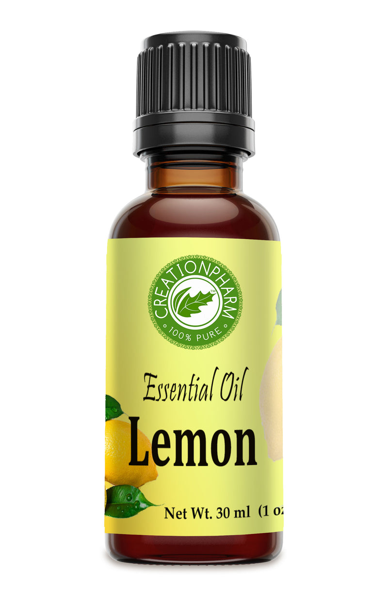 Lemon Essential Oil 1 oz Aceite Esencial de Limón 100% Pure Therapeutic Grade - Creation Pharm
