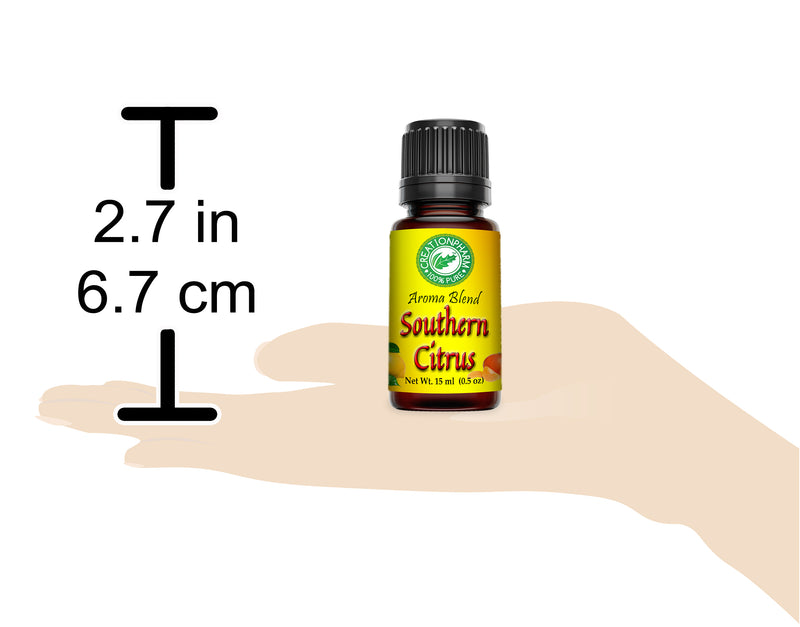 Southern Citrus Aromatherapy Essential Oil Blend 15ml (0.5oz) - Creation Pharm